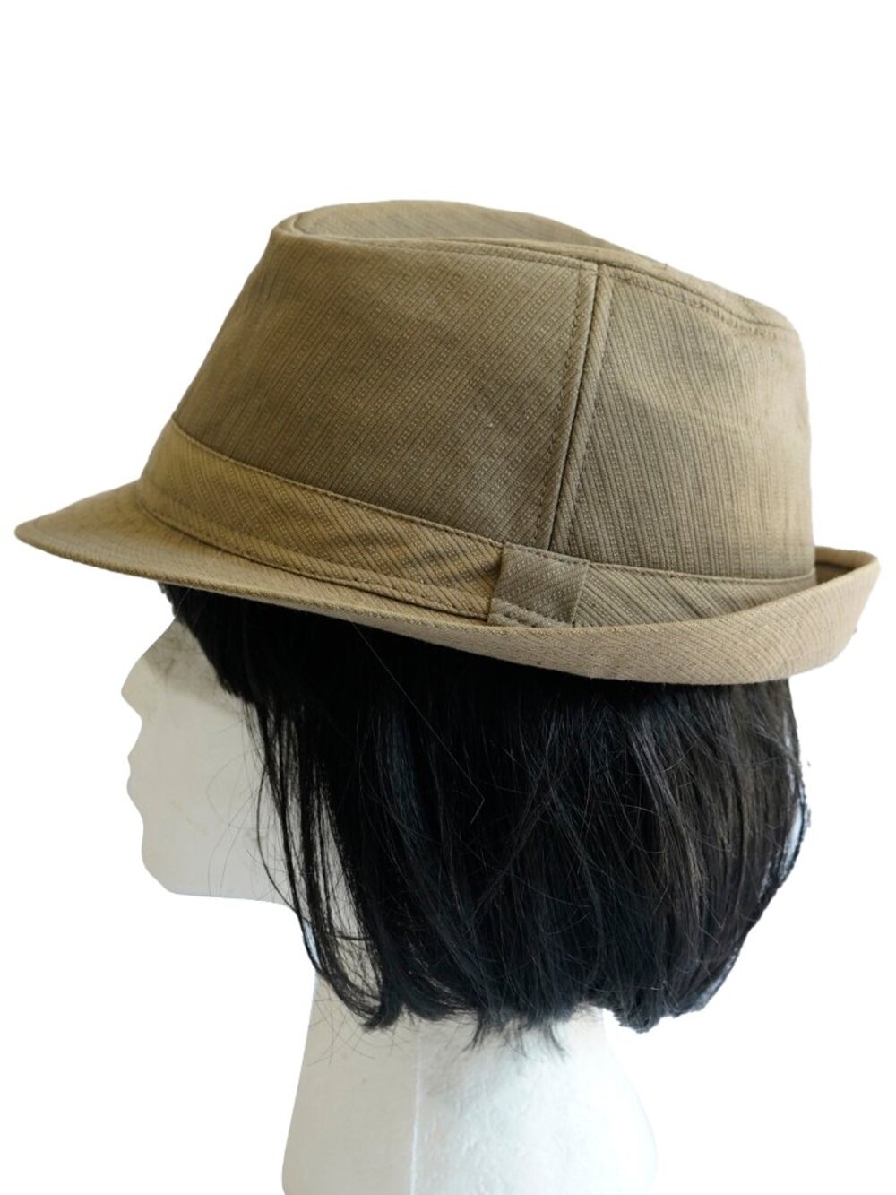 Vintage Fedora Hat Beige 100% Cotton hat